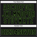 Custom Stitched White Black-Neon Green Split Fashion Sports Pullover Sweatshirt Hoodie
