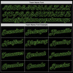 Custom Stitched White Black-Neon Green Split Fashion Sports Pullover Sweatshirt Hoodie