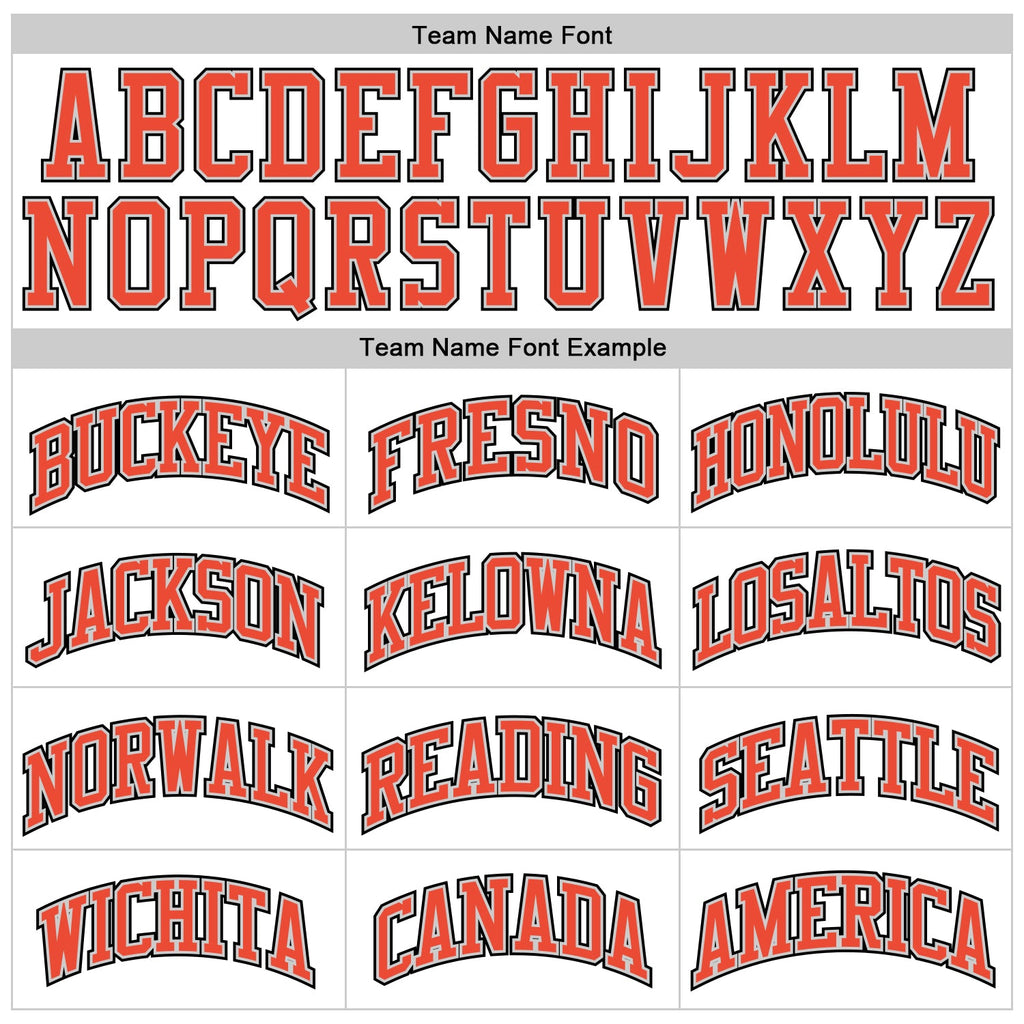 Custom White Orange-Gray Authentic Throwback Basketball Jersey